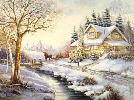 paysage d'hiver